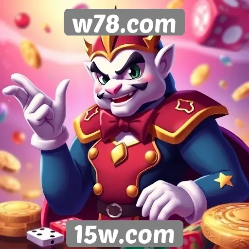 Variedade de jogos disponíveis em w78.com